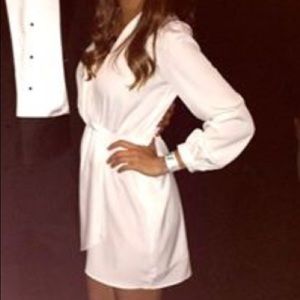 American threads boutique white dress size small